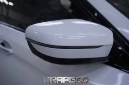 BMW 5시리즈 M550d 전체 랩핑, 에이버리 다이아몬드 화이트 일산 자동차 래핑 전문점 WRAPGOD / 김포 양촌읍