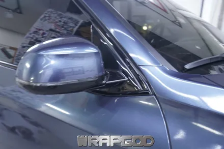 BMW X5 3M 유광 글레이셔 그레이 전체 랩핑 시공 , 김포 검단 랩핑 전문점 WRAPGOD / 김포 양촌읍