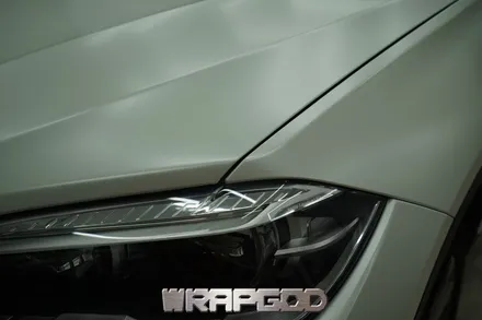 BMW X6 , 에이버리 사틴 화이트 펄 전체 랩핑 시공 / 김포 검단 자동차 래핑 전문점 랩갓 WRAPGOD / 김포 양촌읍
