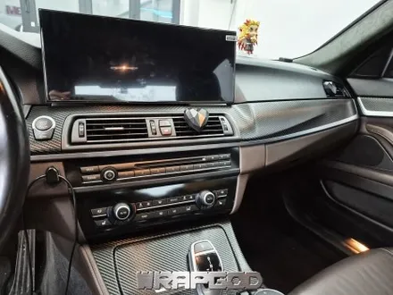 청라 BMW 5시리즈 무광 카본 실내랩핑 시공 / 김포 양촌읍