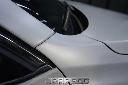BMW X6 에이버리 사틴 화이트펄 전체 랩핑 재시공, 자동차 풀랩핑 전문점 WRAPGOD / 김포 양촌읍