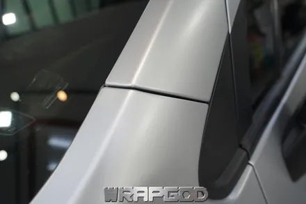 쉐보레 트랙스 에이버리 슈프림 사틴 실버메탈릭 전체 랩핑 시공, 김포 카스킨 전문점 WRAPGOD / 김포 양촌읍