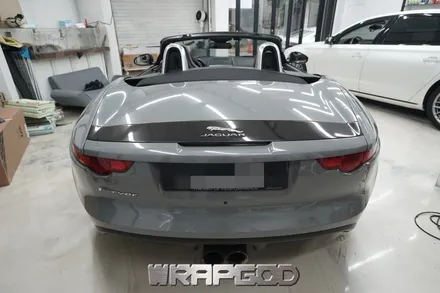재규어 F타입 에이버리 락그레이 전체 랩핑 시공, 김포랩핑 검단랩핑 전문점 랩갓 WRAPGOD / 김포 양촌읍
