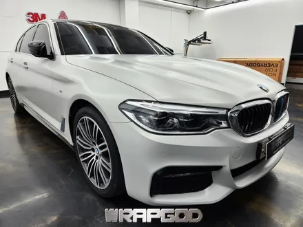 청라 BMW 530d 앞범퍼 사고수리 재시공 랩핑 / 김포 양촌읍