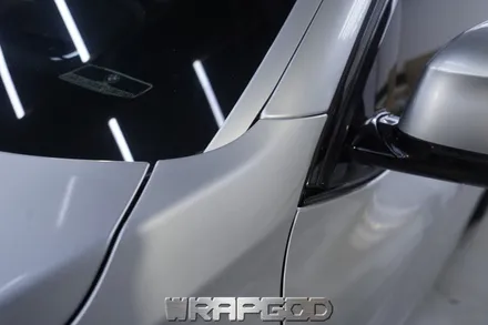 BMW X5 전체랩핑, 에이버리 유광 실버메탈릭 시공 / 김포 일산 인천 자동차랩핑 전문점 WRAPGOD / 김포 양촌읍