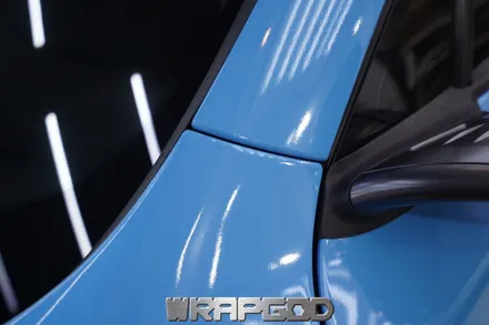 슈퍼카 맥라렌 650 에이버리 슈프림 유광 라이트블루 전체 랩핑 시공, 김포 카스킨 전문점 WRAPGOD / 김포 양촌읍