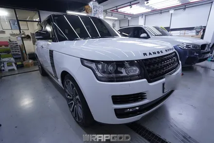 레인지로버 보그 부분랩핑 시공 김포랩핑 시공 전문 WRAPGOD / 김포 양촌읍