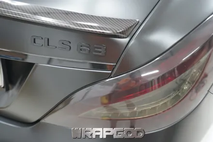 벤츠 CLS63 AMG , 에이버리 사틴 블랙 전체랩핑 시공 / 김포 검단 자동차 래핑 전문점 랩갓 WRAPGOD / 김포 양촌읍