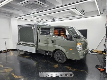 김포 봉고 캠핑카 랩핑 3M1080 쉐도우밀리터리그린 / 김포 양촌읍