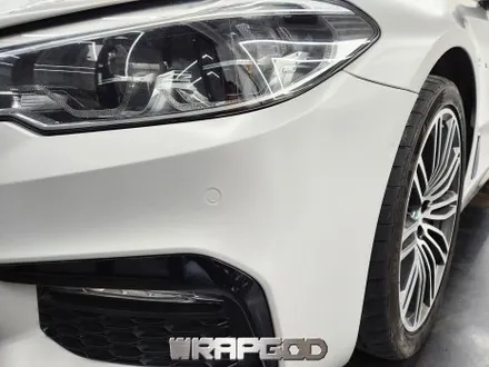 청라 BMW 530d 앞범퍼 사고수리 재시공 랩핑 / 김포 양촌읍