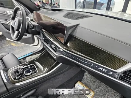 김포 구래동 신형 BMW X5 유광 카본 실내랩핑 랩갓 / 김포 양촌읍