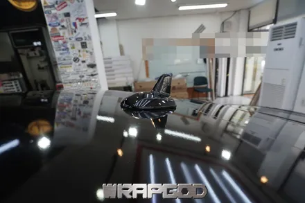 벤츠 CLS 400 3M유광 블랙 전체 랩핑 재시공, 김포 카스킨 전문점 WRAPGOD / 김포 양촌읍
