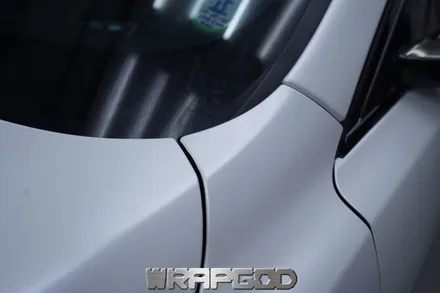 재규어 F페이스 에이버리 사틴 화이펄 전체 랩핑 시공, 검단랩핑 전문점 WRAPGOD / 김포 양촌읍