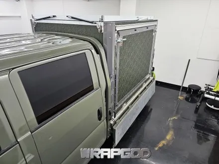 김포 봉고 캠핑카 랩핑 3M1080 쉐도우밀리터리그린 / 김포 양촌읍
