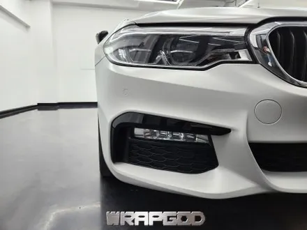청라 BMW 530d 앞범퍼 사고수리 재시공 랩핑 / 김포 양촌읍