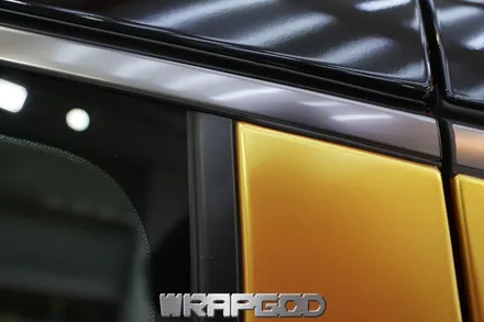 스팅어 풀랩핑, 에이버리 사틴 에너제틱옐로우 자동차 래핑 김포랩핑 전문샵 WRAPGOD / 김포 양촌읍