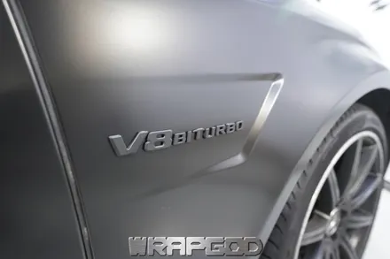 벤츠 CLS63 AMG 에이버리 새틴블랙 전체 랩핑 시공 김포 일산 인천 자동차랩핑 전문점 WRAPGOD / 김포 양촌읍