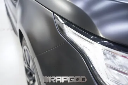 레인지로버 스포츠 에이버리 새틴블랙 전체 랩핑 & 블랙팩 시공, 김포 카스킨 전문점 WRAPGOD / 김포 양촌읍