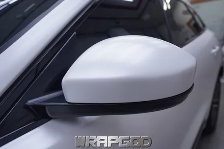 재규어 F페이스 에이버리 사틴 화이펄 전체 랩핑 시공, 검단랩핑 전문점 WRAPGOD / 김포 양촌읍