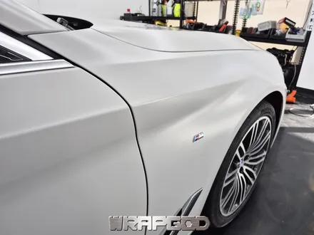 검단신도시 BMW 530d 사고로 인한 재랩핑 프론트범퍼 조수석 앞휀다 / 김포 양촌읍
