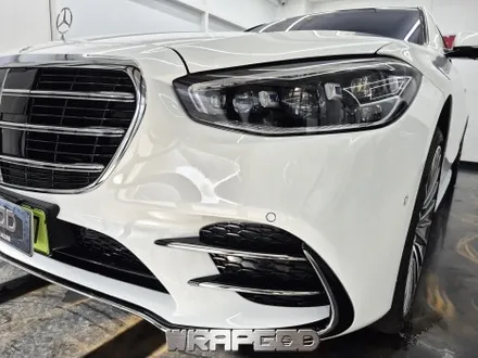 김포 벤츠 S580 앞, 뒤범퍼, 조수석리어휀다, 뒷문PPF 재시공 / 김포 양촌읍