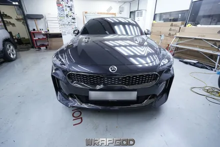 스팅어 에이버리 락그레이 전체랩핑, 에이드로 바디킷 인스톨 / 김포랩핑 WRAPGOD / 김포 양촌읍