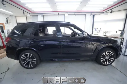 BMW X5 전체랩핑, 에이버리 유광 실버메탈릭 시공 / 김포 일산 인천 자동차랩핑 전문점 WRAPGOD / 김포 양촌읍