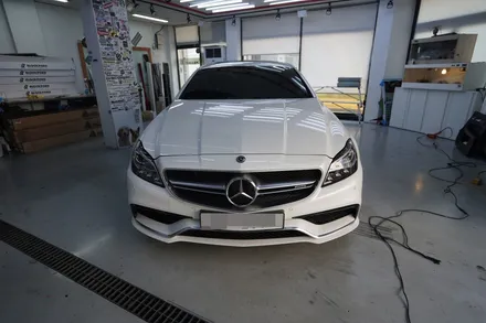 벤츠 CLS63 AMG 에이버리 새틴블랙 전체 랩핑 시공 김포 일산 인천 자동차랩핑 전문점 WRAPGOD / 김포 양촌읍