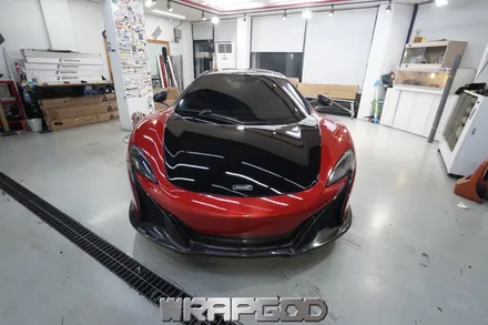 맥라렌 650S 투톤 전체랩핑 시공, 김포 일산 인천 청라 송도 슈퍼카 풀랩핑 전문점 WRAPGOD / 김포 양촌읍