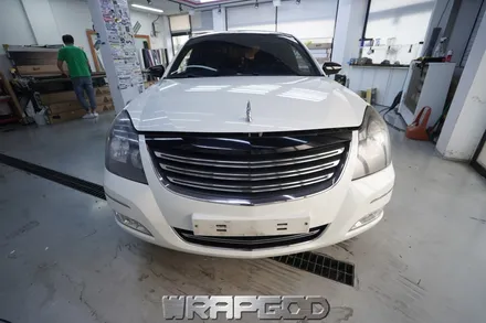 르노삼성 SM7 뉴아트 에이버리 사틴 한스 브라운 전체 랩핑 시공, 김포 카스킨 전문점 WRAPGOD / 김포 양촌읍