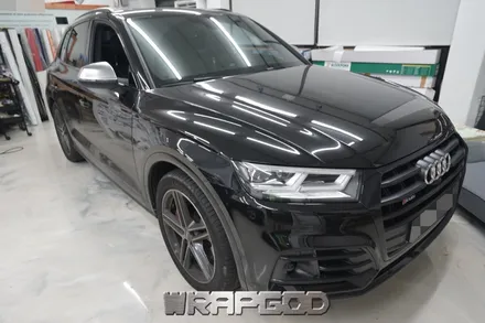 아우디 SQ5 , 에이버리 사틴 화이트 전체 랩핑 시공 / 김포 검단 자동차 래핑 전문점 랩갓 WRAPGOD / 김포 양촌읍
