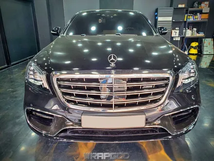 벤츠 S63 AMG 앞범퍼 휀다 헤드라이트 PPF 부분 시공기, 김포 자동차PPF 전문 랩갓 / 김포 양촌읍