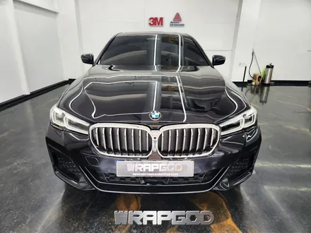 송도 실내 랩핑 BMW 5시리즈 3M 매트릭스블랙 시공 랩갓 / 김포 양촌읍