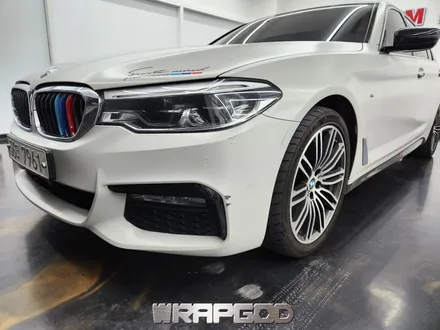 청라 BMW 530d 앞범퍼 사고수리 재시공 랩핑 / 김포 양촌읍