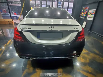 김포 벤츠 S63 AMG 사고 부분랩핑 재시공 에이버리 화이트 다이아몬드 / 김포 양촌읍