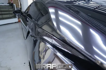 BMW i8 블랙크롬 전체랩핑 시공, 김포 일산 인천 송도 청라 파주 크롬랩핑 시공 전문점 WRAPGOD / 김포 양촌읍