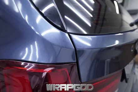BMW X5 3M 유광 글레이셔 그레이 전체 랩핑 시공 , 김포 검단 랩핑 전문점 WRAPGOD / 김포 양촌읍