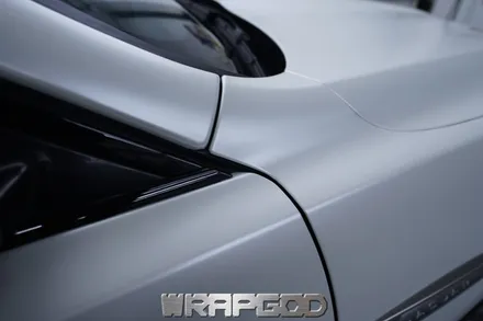 재규어 F페이스 에이버리 사틴 화이펄 전체 랩핑 시공, 검단랩핑 전문점 WRAPGOD / 김포 양촌읍