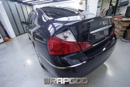 인피니티 M35 3M 미드나잇블루 전체 랩핑 시공, 검단 김포 랩핑 맛집 WRAPGOD / 김포 양촌읍