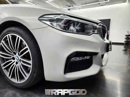 청라 BMW 530d 앞범퍼 사고수리 재시공 랩핑 / 김포 양촌읍