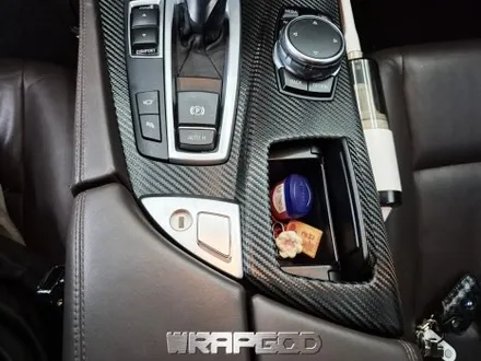 청라 BMW 5시리즈 무광 카본 실내랩핑 시공 / 김포 양촌읍