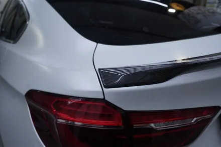 BMW X6 에이버리 사틴 화이트펄 전체 랩핑 재시공, 자동차 풀랩핑 전문점 WRAPGOD / 김포 양촌읍