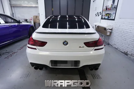 BMW 6시리즈 M6 그란쿠페 3M화이트골드스파클 전체 랩핑 시공,김포 일산 인천 검단 송도 청라 파주 전체 랩핑 전문점 WRAPGOD / 김포 양촌읍