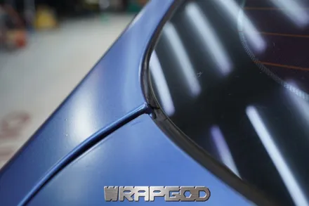 제네시스 DH 스포츠 개조 바디킷 튜닝 & 에이버리 사틴 블루 전체 랩핑 시공, 김포 카스킨 전문점 WRAPGOD / 김포 양촌읍