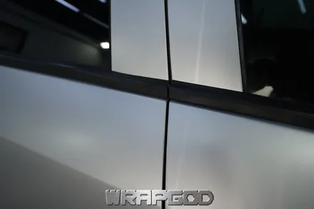 쉐보레 트랙스 에이버리 슈프림 사틴 실버메탈릭 전체 랩핑 시공, 김포 카스킨 전문점 WRAPGOD / 김포 양촌읍