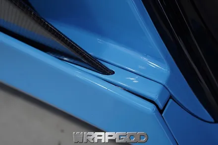 슈퍼카 맥라렌 650 에이버리 슈프림 유광 라이트블루 전체 랩핑 시공, 김포 카스킨 전문점 WRAPGOD / 김포 양촌읍