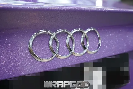 아우디 A5 에이버리 다이아몬드퍼플 전체 랩핑 시공, 김포 카스킨 전문점 WRAPGOD / 김포 양촌읍