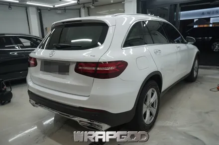 벤츠 GLC 220d , 에이버리 유광 화이트 전체 랩핑 시공 / 김포 검단 자동차 래핑 전문점 랩갓 WRAPGOD / 김포 양촌읍