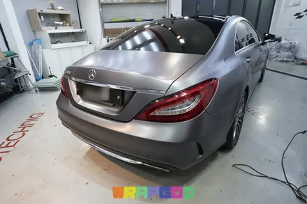 벤츠 CLS 사틴 펄 골드 더스트블랙 전체랩핑, 김포 자동차랩핑 시공 전문 WRAPGOD / 김포 양촌읍