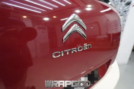 시트로엥 그랜드 C4 피카소 투톤 랩핑, 에이버리 유광 버건디+3M 라이트 아이보리 시공 김포 카스킨 WRAPGOD / 김포 양촌읍